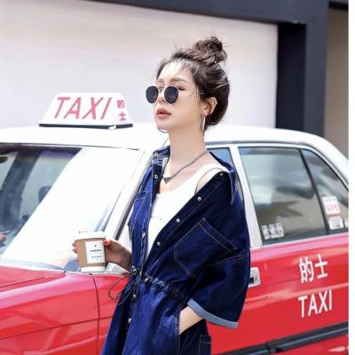 JUMPSUIT DENIM CỔ SƠ MI QUẦN SHORT - ND503